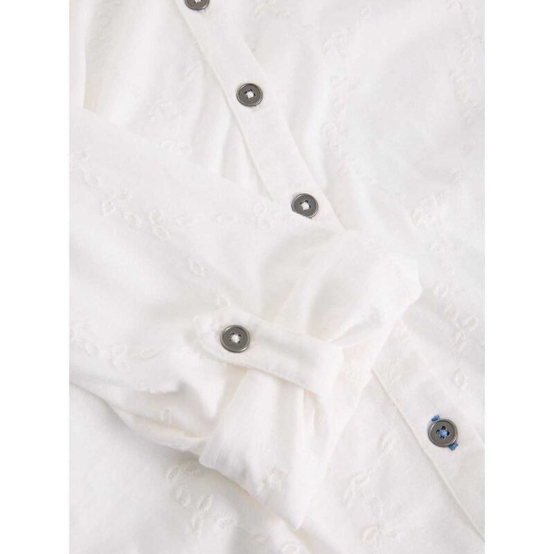 White Stuff Annie Broderie Jersey Shirt image number 2